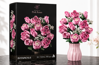 KLOCKI BOTANICALS BUKIET KWIATÓW RÓŻOWE Róże KWIATY Z KLOCKÓW RÓŻE 789 ELE. Inna marka