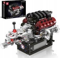 Klocki Mould King silnik V8 Maserati ze skrzynią biegów – ruchomy, 787 el.