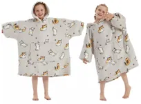 Koc z rękawami Koc bluza kocobluza dziecięca, Kotki