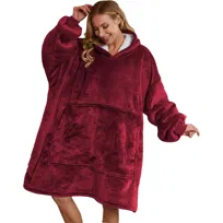  Kocobluza koc bluza miękka duża futrzak oversize gruba z kapturem