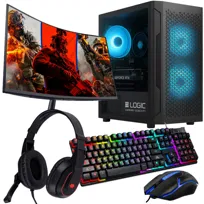 Komputer Gamingowy Z MONITOREM Ryzen 5 5500 RTX 3050 16GB /512GB WIN11