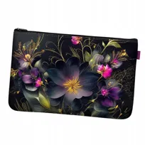 Kosmetyczka Filcowa Pocket Maura Antracyt 24×15 cm – Stylowa, Wygodna i z Nadrukiem | Bertoni