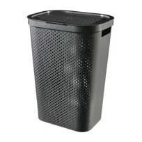Kosz na bieliznę Infinity 100% Recykling Eko 60 L szary CURVER