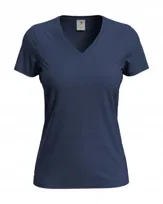 Koszulka damska T-shirt damski Stedman V-neck ST2700 Navy Blue M