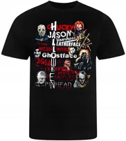 KOSZULKA MĘSKA NADRUK HALLOWEEN HORROR PREZENT PREMIUM L