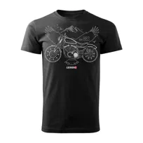 Koszulka męska TOPSLANG Harley Davidson Iron 883, czarno-żółta, rozmiar L