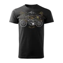 Koszulka męska TOPSLANG Harley Davidson Iron 883, czarno-żółta, rozmiar XXL