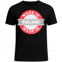 KOSZULKA PATRIOTYCZNA NADRUK MADE IN POLAND BAWEŁNIANA SUPER NA PREZENT XXL