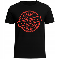 KOSZULKA PATRIOTYCZNA SUPER NADRUK MADE IN POLAND BAWEŁNIANA NA PREZENT M