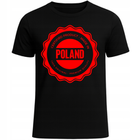 KOSZULKA PATRIOTYCZNA SUPER NADRUK MADE IN POLAND BAWEŁNIANA PREZENT XXL