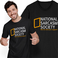 Koszulka Śmieszny T-shirt Prezent Parodia National Geographic Telewizja TV
