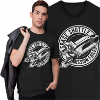 Koszulka Space Shuttle Rakieta Space X SpaceX NASA Elon Musk Kosmos Freshtop