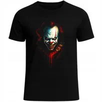 KOSZULKA TO IT KLAUN NADRUK 3D FILM HORROR KING PREZENT BAWEŁNIANA L