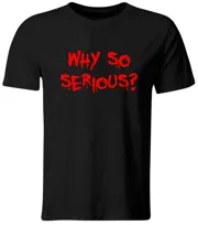 Koszulka Why So Serious? T-shirt z Nadrukiem, roz. L
