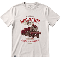 Koszulka z motywem Harry Potter – Hogwarts Express, szara, rozmiar XL