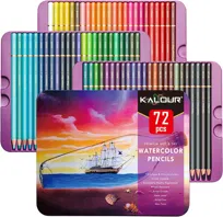 Kredki akwarelowe Premium 72 kolory kredki artystyczne do rysowania Kalour