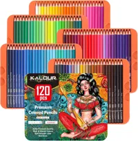 Kredki ołówkowe Soft Touch 120 kolorów kredki artystyczne Kalour
