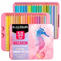 Kredki pastelowe Macaron 50 kolorów kredki ołówkowe Kalour