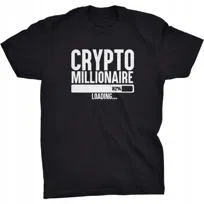 Krypto Milioner Koszulka BTC Bitcoin Ethereum