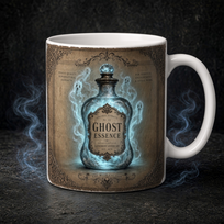 Kubek Halloween Ghost Essence Duchy Eliksir Magii prezent alchemia vintage