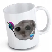 Kubek z chomiczkiem chomiczek fortnite dla dziecka viral tiktok battle bus