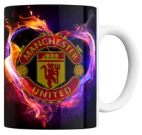 KUBEK Z NADRUKIEM MANCHESTER UNITED + NAPIS  330ML CERAMIKA