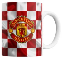 KUBEK Z NADRUKIEM MANCHESTER UNITED + NAPIS  330ML CERAMIKA
