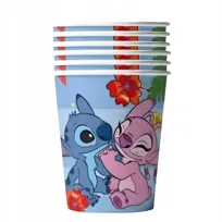 KUBKI LILO i STITCH PAPIEROWE EKO 10 SZTUK ZESTAW NA URODZINY DEKORACJA