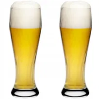 Kufle Do Piwa Wysokie Szklanki Pokale 665ml 2szt