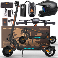 KuKirin G2 Master Hulajnoga elektryczna terenowa, podwójny silnik 1000W*2, 70KM zasięgu, hamulce tarczowe, amortyzacja hydrauliczna, LED ekran