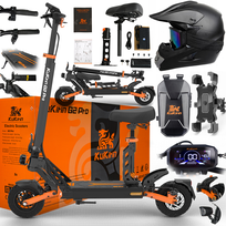 KuKirin G2 PRO 2026 Hulajnoga Elektryczna z Siedziskiem 1000W 48V 15.6Ah, 45 km/h, Zasięg 58 km, Opony 9