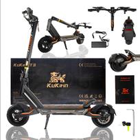 KuKirin T3 Hulajnoga elektryczna składana, silnik tylny 1000W, akumulator 48V 15,6Ah, prędkość maksymalna 45 km/h, zasięg do 58 km, obciążenie 120 kg, IP54, amortyzacja sprężynowa, opony bezdętkowe 10 cali, idealna do dojazdów do pracy, uczelni oraz weekendowych przejażdżek miejskich