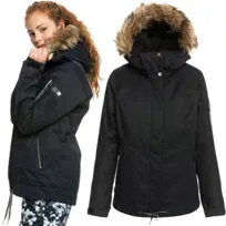 Kurtka Zimowa Damska Ocieplana Roxy Sportowa Na Narty Snowboard Czarna S