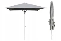 Kwadratowy składany parasol ogrodowy - szary - Sole - 250x250