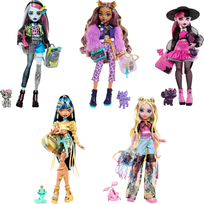 Lalka Monster High Frankie Stein 25 cm przegubowa różowa