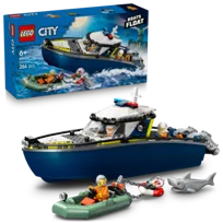 LEGO City, klocki, Pościg łodzią policyjną, 60456