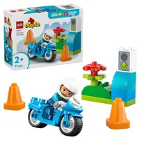 LEGO DUPLO®, klocki, Niebieski motocykl policyjny, 10471