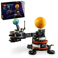 LEGO Technic, klocki, Planeta Ziemia i Księżyc na orbicie, 42179