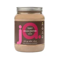 LEVANN “jA” SUPPLEMENTS VEGAN PROTEIN Wegańskie proteinowe białko o smaku gorzkiej czekolady z malinami, w proszku 500g