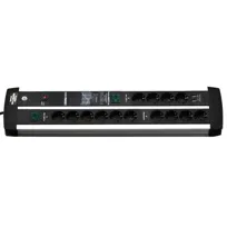 Listwa Przeciwprzepięciowa Premium Line 14 Gniazd Euro I 2X Usb 3M 120.000A Czarna Brennenstuhl 1392000232
