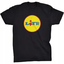 Litr Koszulka Lidl Parodia Logo Śmieszny Prezent