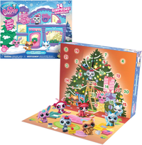 Littlest Pet Shop kalendarz adwentowy 8 sklepów i 16 akcesoriów figurki