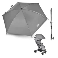 LORELLI UMBRELLA - PARASOLKA PRZECIWSŁONECZNA UV DO WÓZKA | GREY
