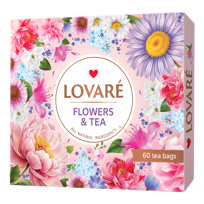 Lovare Flowers & Tea - prezentowy zestaw herbat 12x5 szt. Lovare