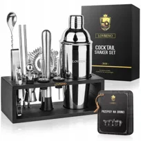 Lovreno Zestaw Barmański do Drinków Shaker Premium Prezent