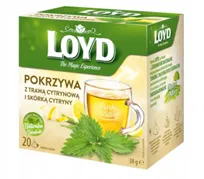 LOYD Pokrzywa z trawą cytrynową i skórką cytryny - 20 torebek
