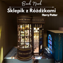 Magiczny Sklepik Harry Potter DIY Book Nook miniaturowy domek puzzle 3D z oświetleniem LED