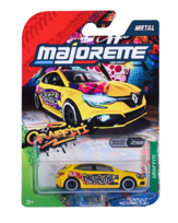MAJORETTE GRAFFITI RENAULT MEGANE R.S. ŻÓŁTY 1:64 8504100002 NOWY MODEL METALOWY