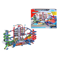 Majorette Super City Garaż 7 Poziomów z 6 Autami 128 cm