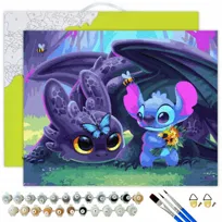 Malowanie Po Numerach Stitch Obrazy Do Malowania Po Numerach Z RAMĄ Oh Art!